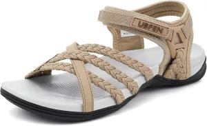 UBFEN Womens Hiking Sandals Sport Walking Adjustable Hook Ankle Straps Comfortable Outdoor Beach Athletic Shoes