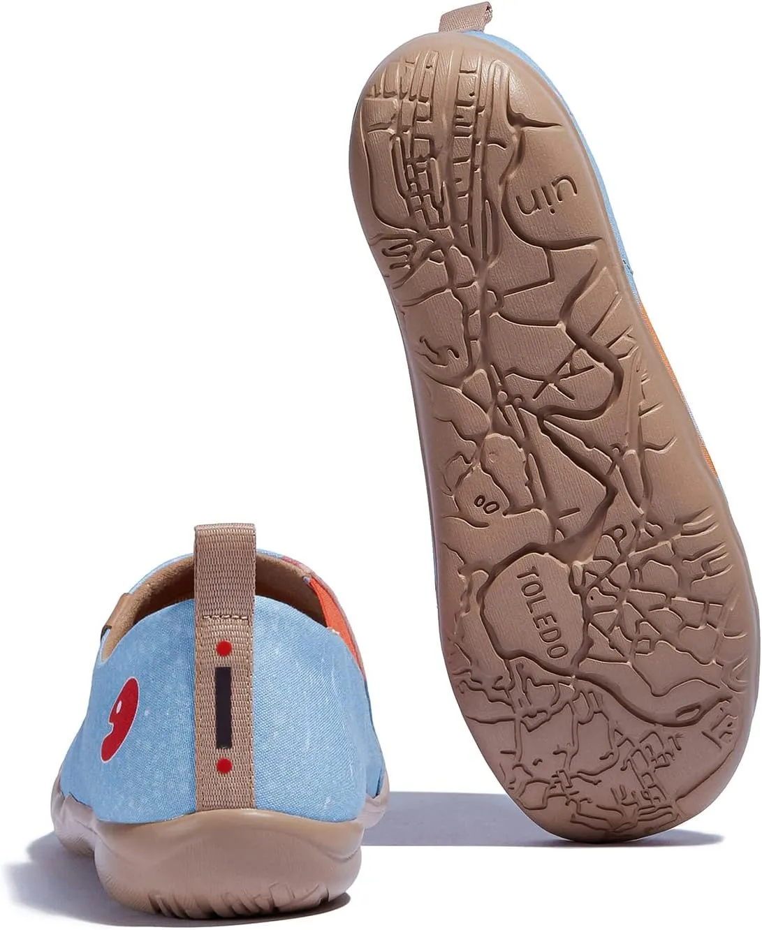 UIN Women's Blossom Slip On Shoes Colorful Comfortable Lightweight Art Travel Sneakers Casual Floral Stylish Everyday Loafers