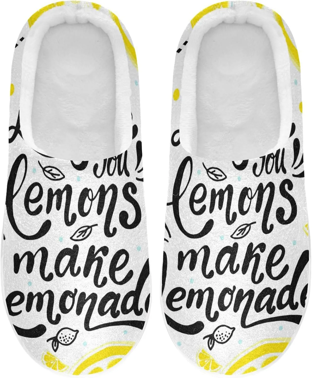 Unisex Memory Foam Slippers Non-Skid Slip-on Soft Warm Sole Fleece Shoes 6-17