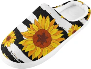 Unisex Memory Foam Slippers Non-Skid Slip-on Soft Warm Sole Fleece Shoes 6-17