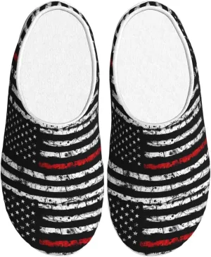 Unisex Slippers Winter Warm Non-Slip Fluffy Slippers Slip-On Plush Slippers House Slippers For Women Men Shoes Gifts