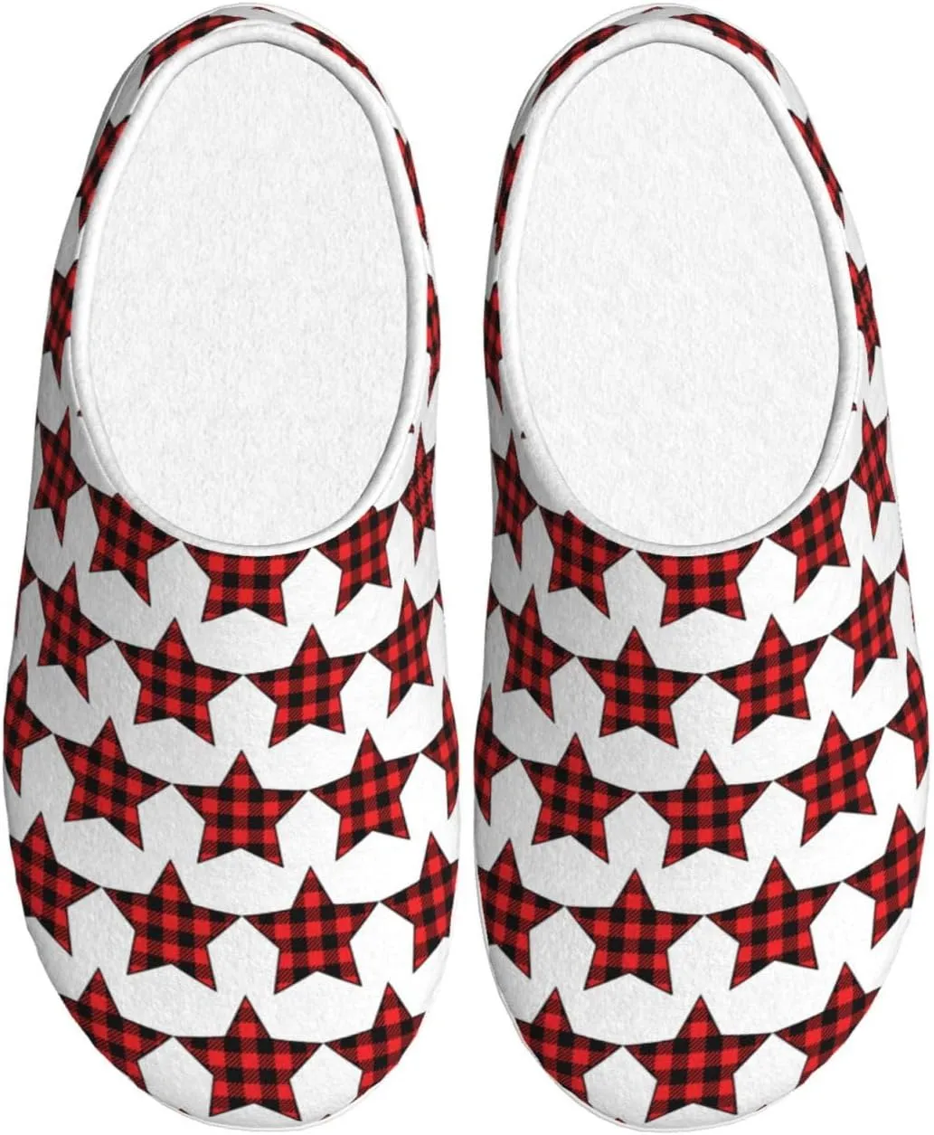 Unisex Warm Slippers Non-Slip Winter Fluffy Slippers Slip-On Plush Slippers Bedroom Slippers House Shoes For Men Women