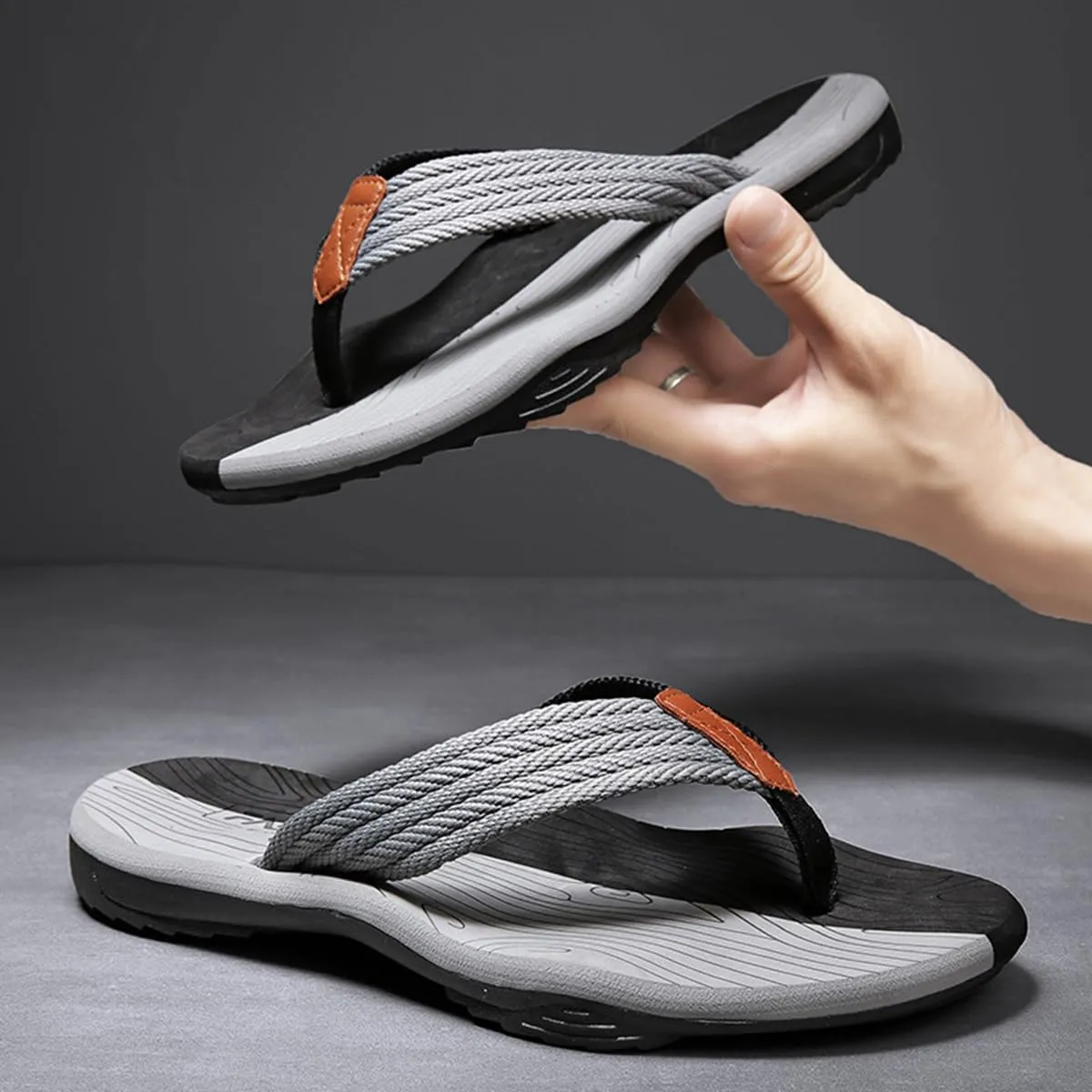 Upgraded Soft and Comfortable Men's Flip Flop Sandals for Summer