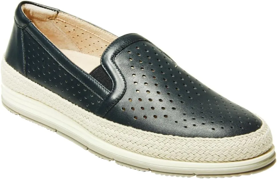 VANELi Womens Qabic Perforated Slip On Sneakers Shoes Casual - Blue