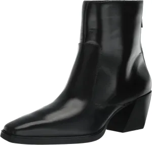 Vince Camuto Women's Viltana Stacked Heel Bootie Mid Calf Boot, Black, 8.5