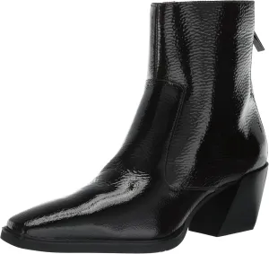 Vince Camuto Women's Viltana Stacked Heel Bootie Mid Calf Boot, Petit Sirah, 8.5