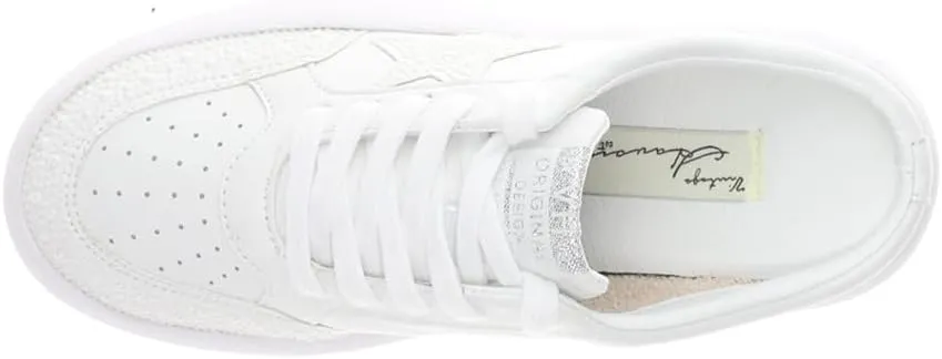 Vintage Havana Womens Val Slip On Platform Sneakers Shoes Casual - White