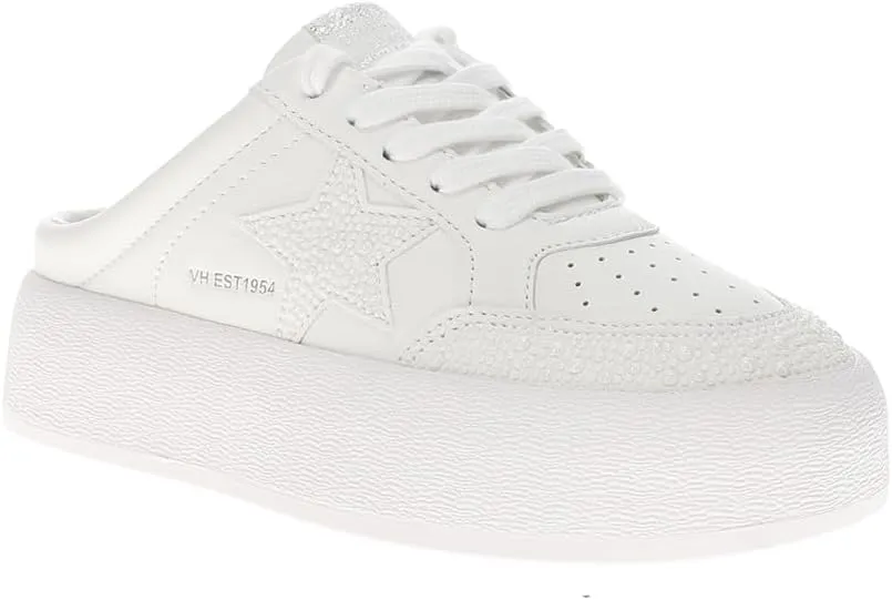 Vintage Havana Womens Val Slip On Platform Sneakers Shoes Casual - White