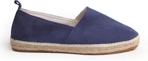 VOLIRIN & KAMMV Closed Toe Comfortable Suede Slip on Flat Espadrilles for Men