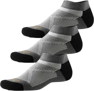 WANDER Merino Wool Breathable Running Socks 3 Pairs Athletic Ankle Sock Cushioned Support Thermal Low Cut Hiking Socks
