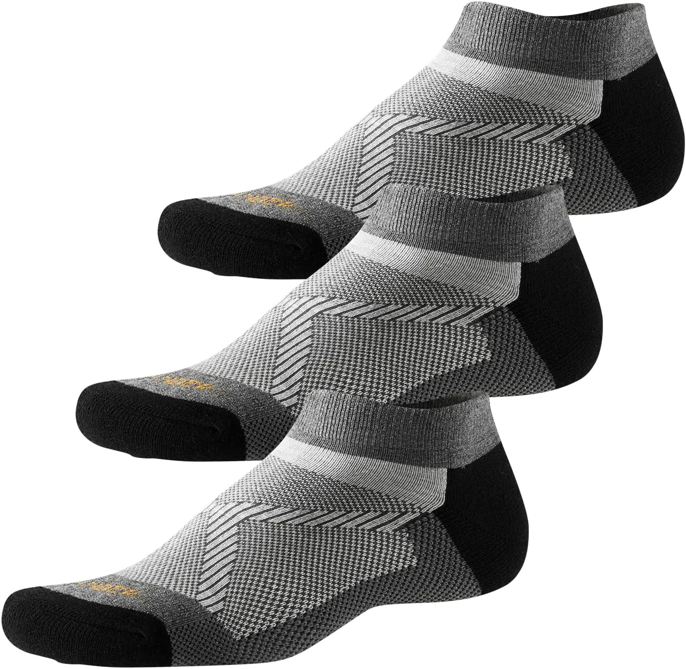 WANDER Merino Wool Breathable Running Socks 3 Pairs Athletic Ankle Sock Cushioned Support Thermal Low Cut Hiking Socks