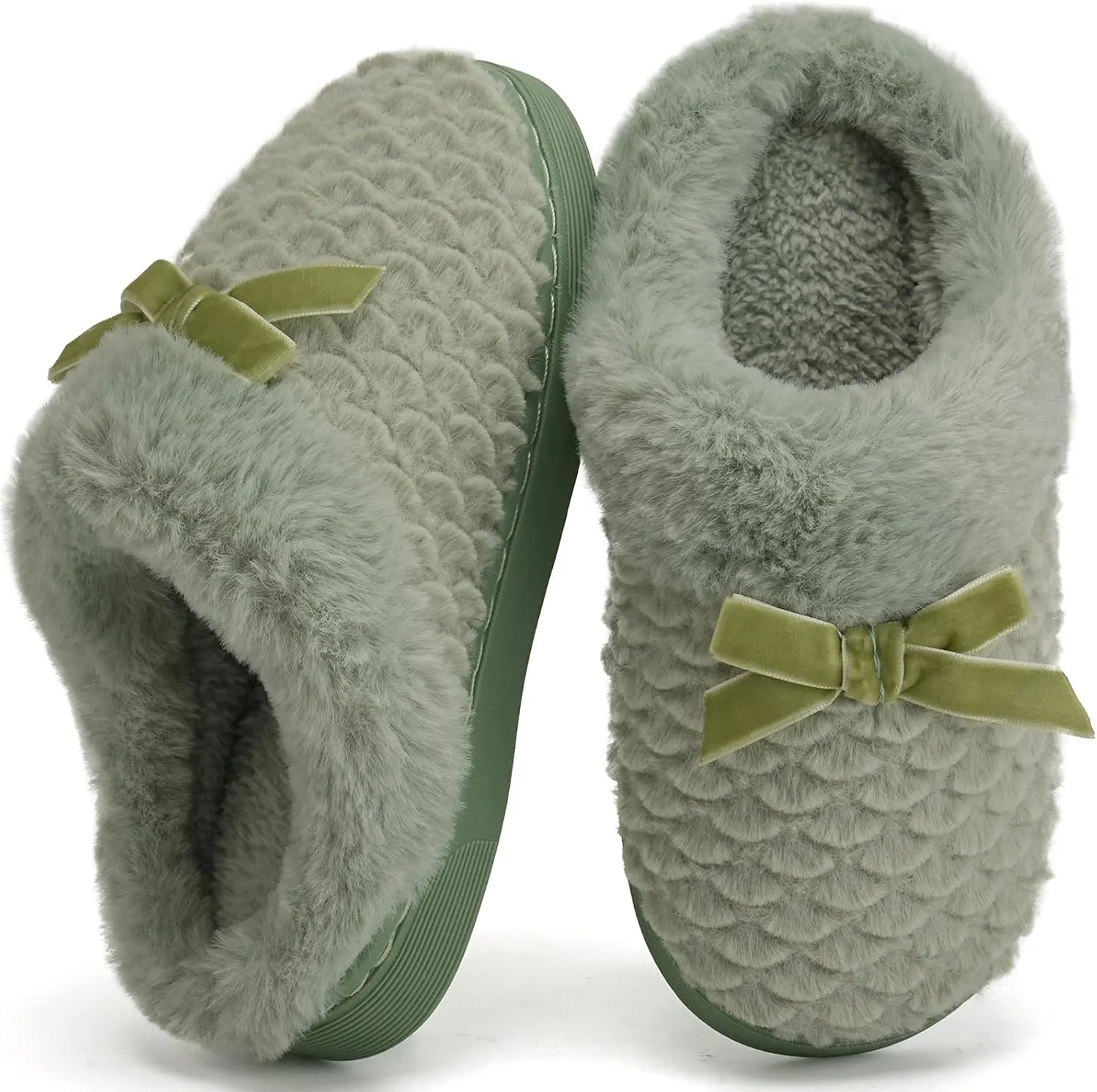 WateLves Girls Slippers Kids Slip On Winter House Shoes Anti-Slip Soft Coral Fleece Slipper for Indoor & Outdoor