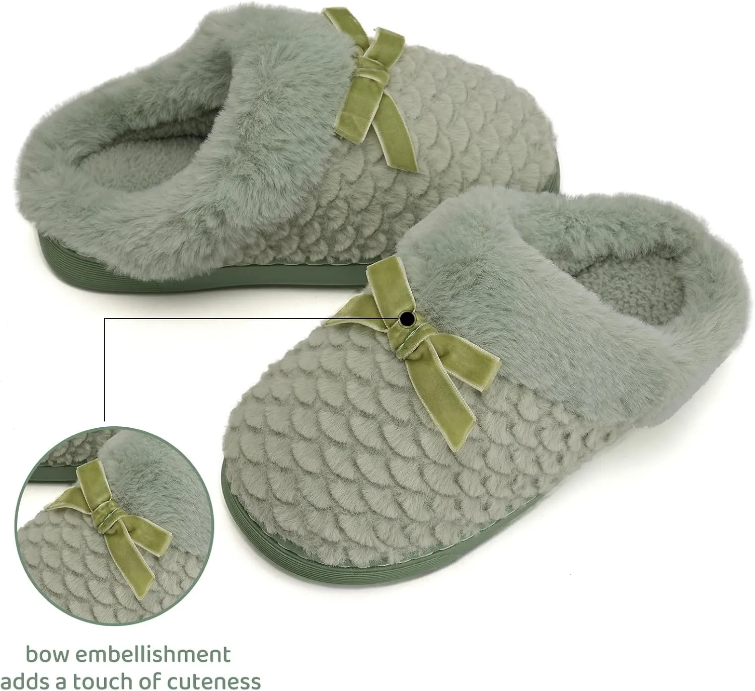 WateLves Girls Slippers Kids Slip On Winter House Shoes Anti-Slip Soft Coral Fleece Slipper for Indoor & Outdoor