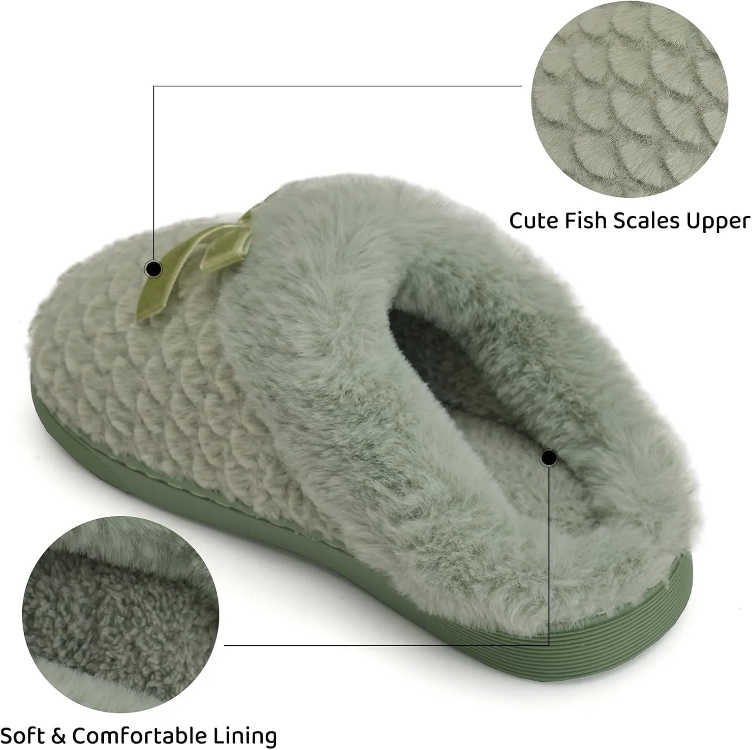 WateLves Girls Slippers Kids Slip On Winter House Shoes Anti-Slip Soft Coral Fleece Slipper for Indoor & Outdoor