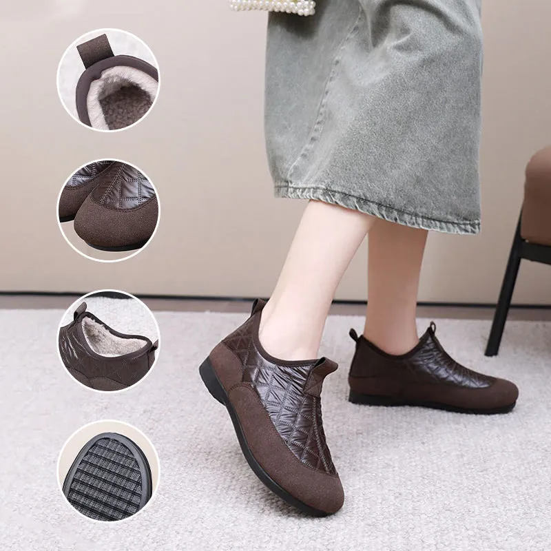 Waterproof Non-slip Cotton-Padded Slip-On Shoes