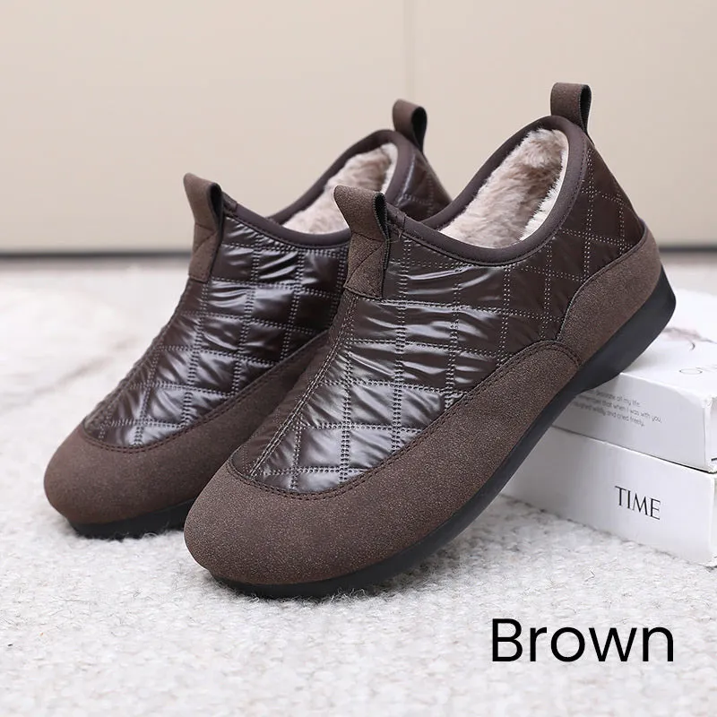 Waterproof Non-slip Cotton-Padded Slip-On Shoes