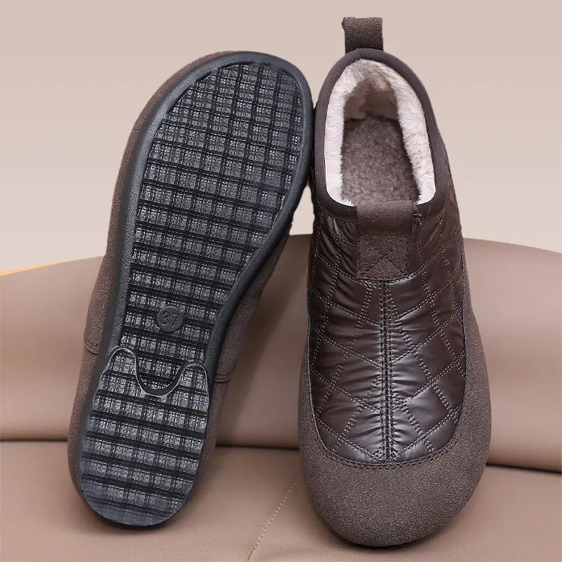 Waterproof Non-slip Cotton-Padded Slip-On Shoes