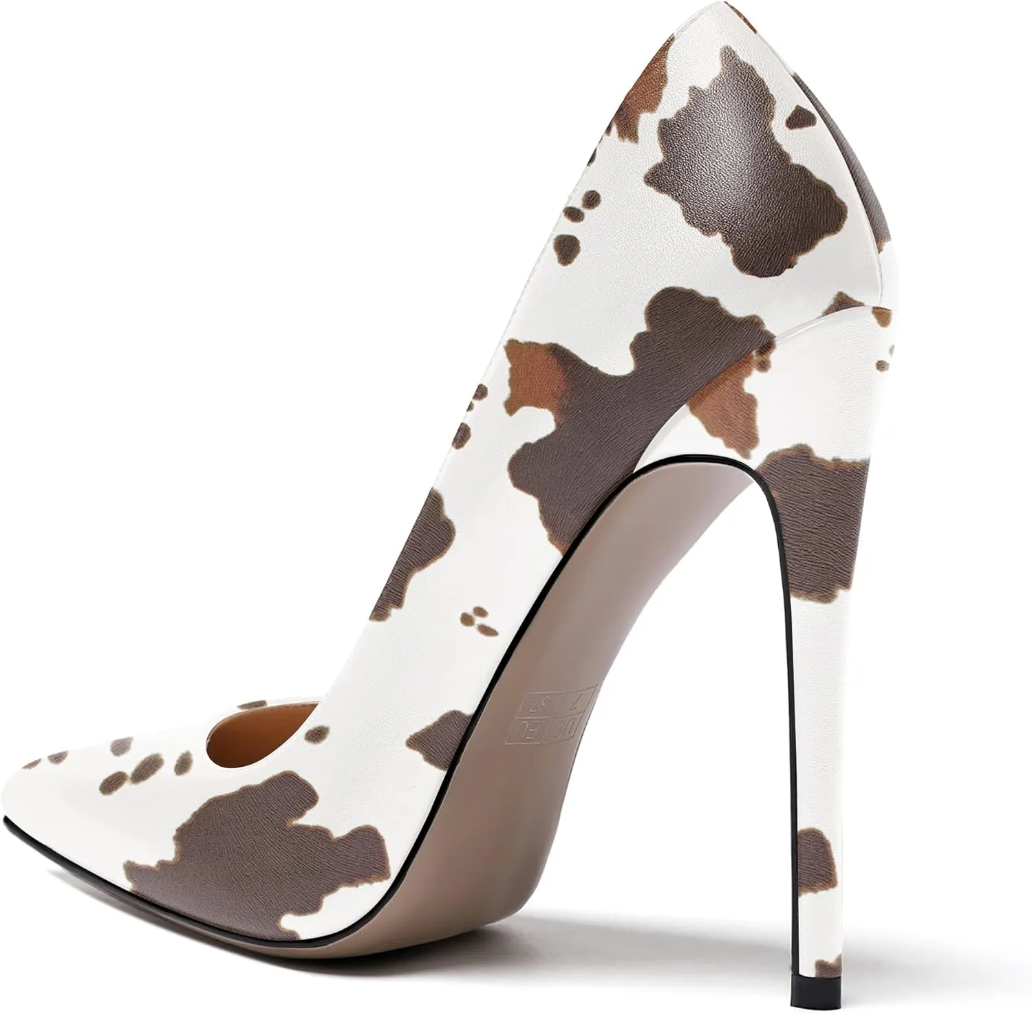 WAYDERNS Women's Evening Pointed Toe Matte Slip On Dress Stiletto High Heel Pumps Shoes 4.7 Inch