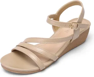 Wedge Sandals for Women Dressy - Summer Comfortable Platform Womens Sandal