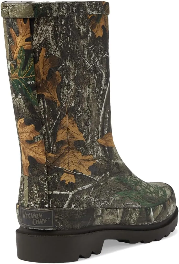 Western Chief Unisex-Child Realtree Mid Rain Boots (Little Big Kid)
