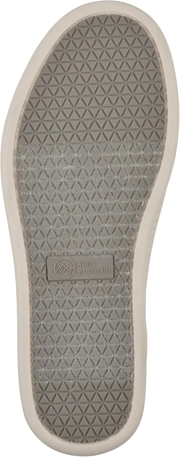 WHITE MOUNTAIN Women's Digs Sparkling Woven Knit Slip-On Flat