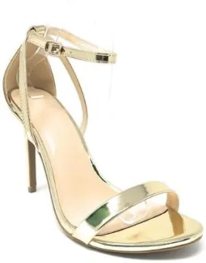 Wild Diva Women's Tampa-07 Round Toe Ankle Strap Stiletto High Heel Sandals