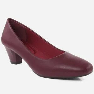 Women "VIJA" Plain Sleek Court Shoes