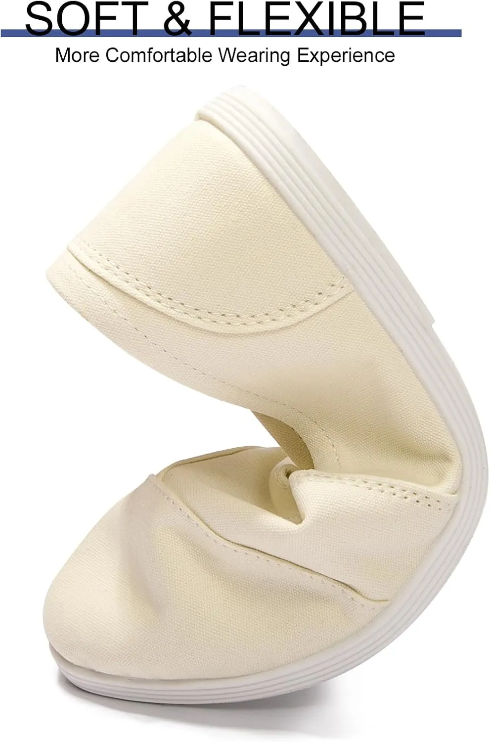 Womens Alpargata Slip On Loafer Flat Shoes Soft Daily Slip-On Casual Arch Support Sneaker Classic Flats Breathable Women's Loafer Canvas Walking Shoes