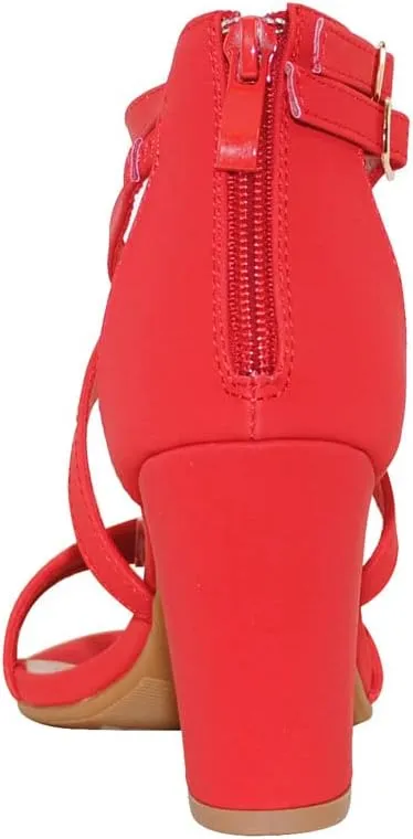 Women's Chunky Heel Ankle Strap Sandals