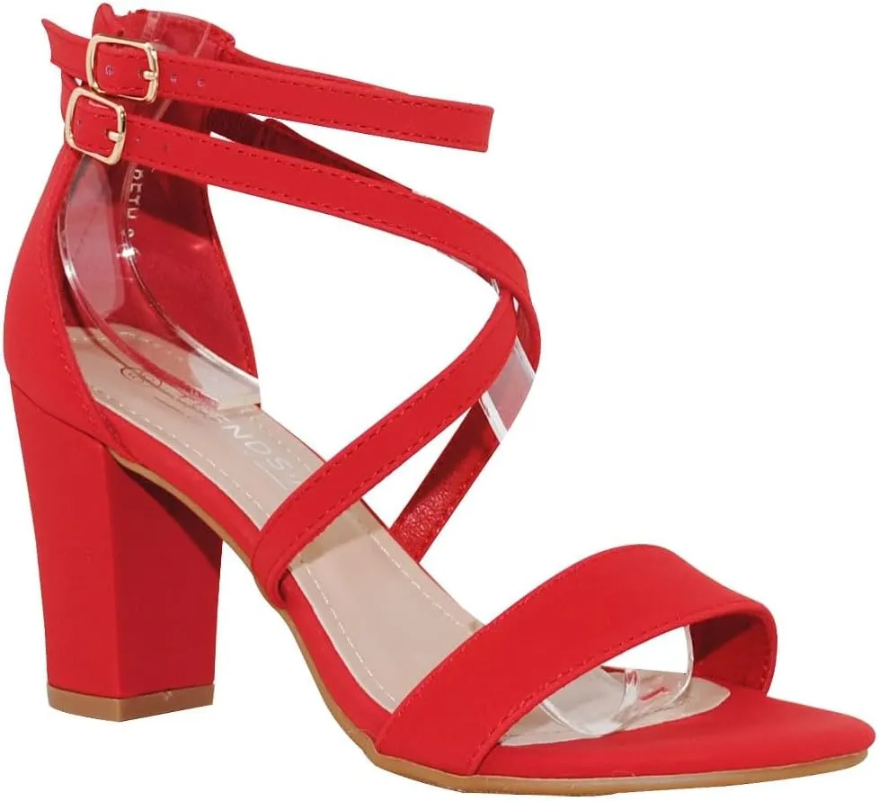 Women's Chunky Heel Ankle Strap Sandals