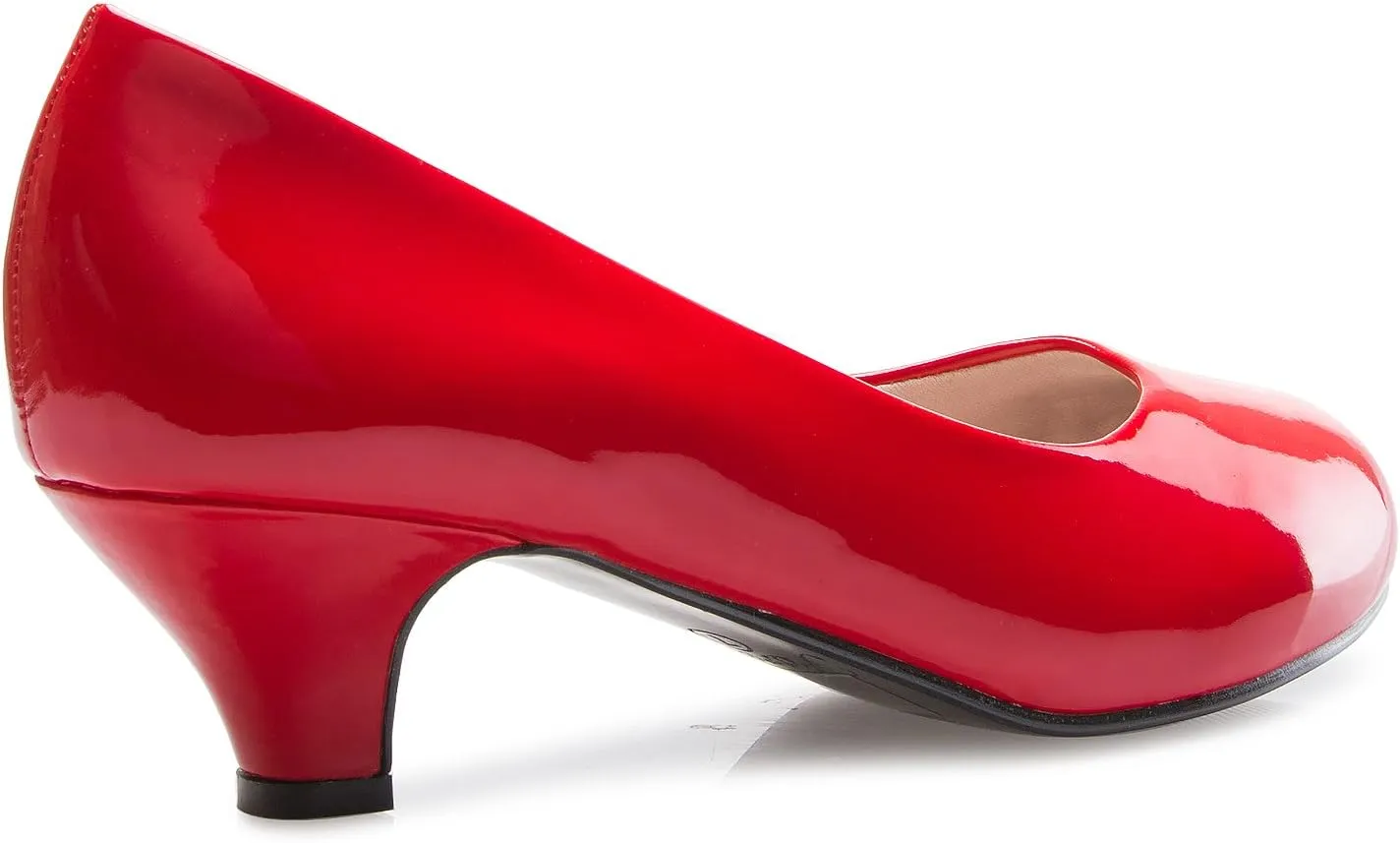 Women's Classic Closed Toe Kitten Heel Pumps | Dress, Work, Party Low Heeled