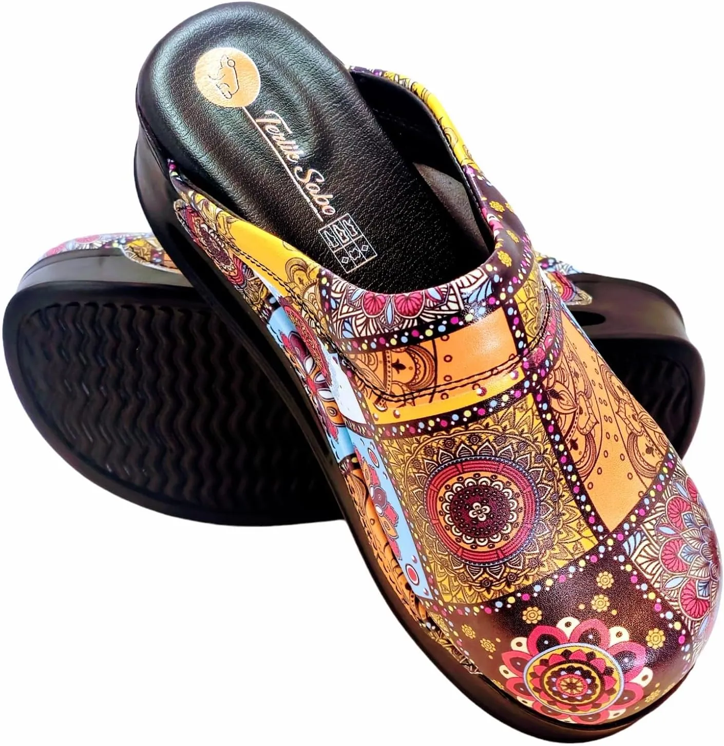 Womens Clogs with Arch Support, Pure Leather, Slip-On Clogs for Women, Perfect for Daily Indoor and Outdoor Usage, Shock Absorption, Breathable Materials
