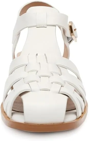 Women's Flat Leather Roman Sandal