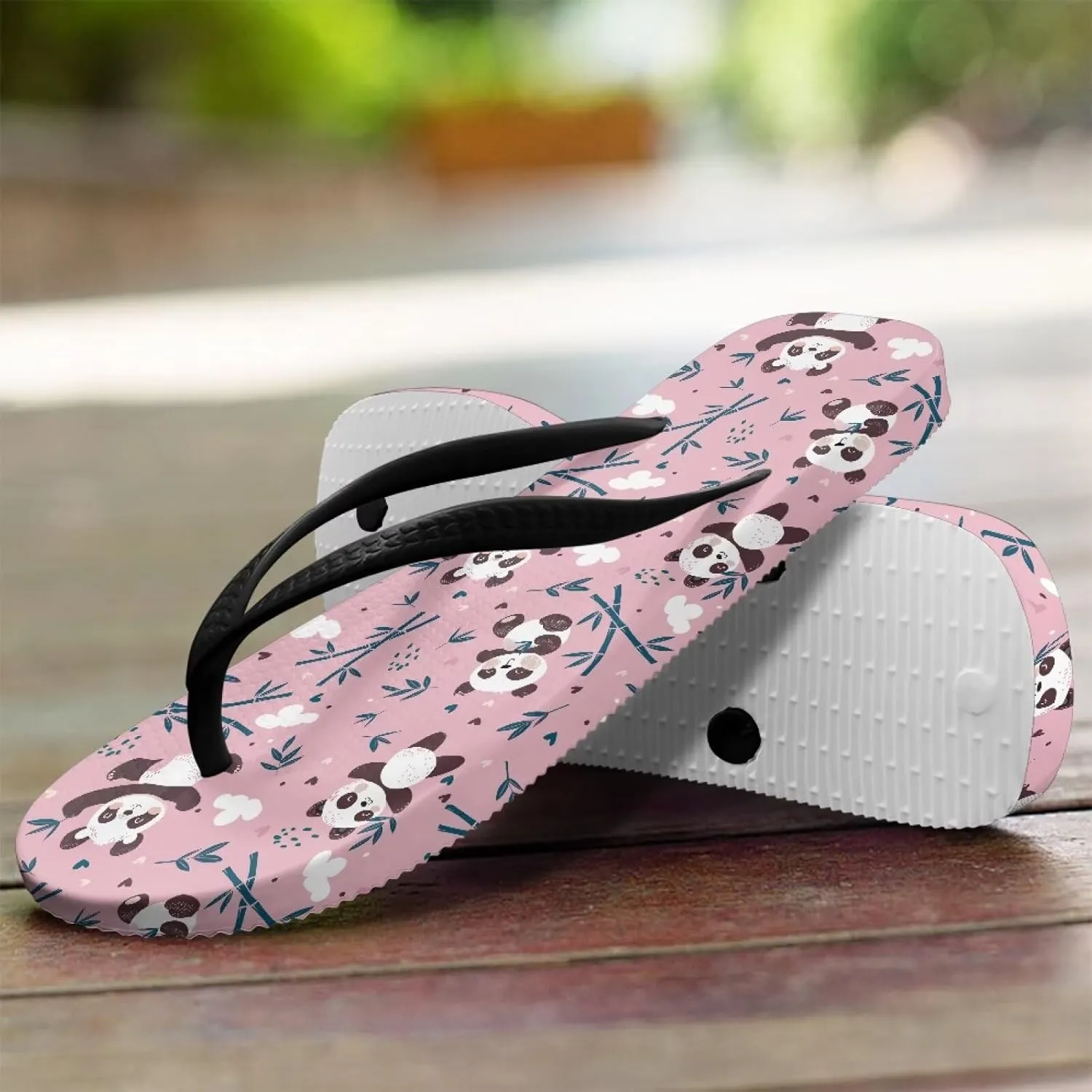 Womens Flip Flops Pillow Soft Shower Shoes with Orthotic Rubber Soles Summer Beach Shoes Cushion Footbed Footwear