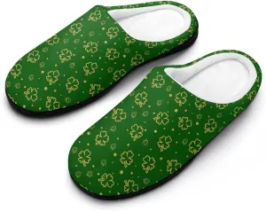 Womens Home Slippers Bedroom Slip-On Shoes Ladies Halloween Slippers Soft Cotton House Clog Slippers Indoor Outdoors