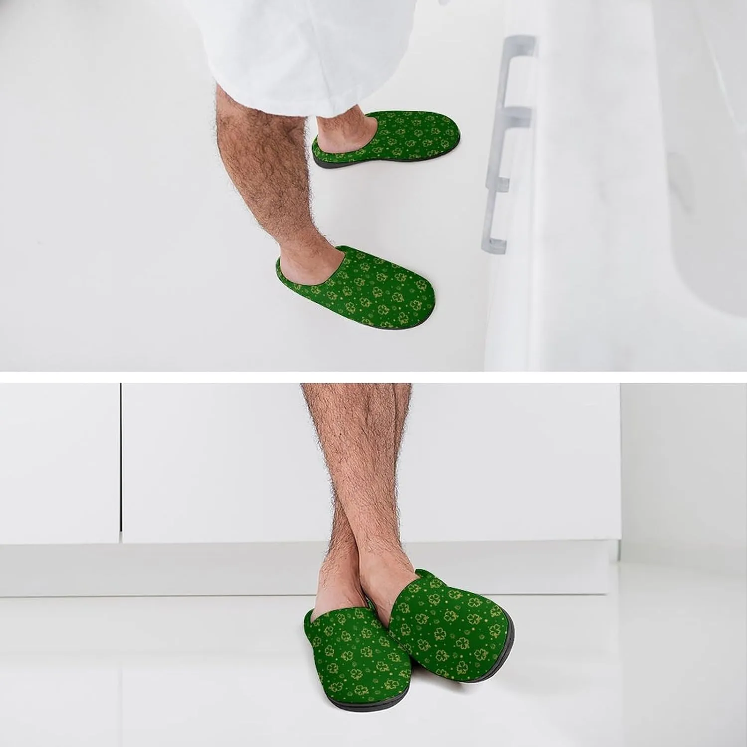 Womens Home Slippers Bedroom Slip-On Shoes Ladies Halloween Slippers Soft Cotton House Clog Slippers Indoor Outdoors
