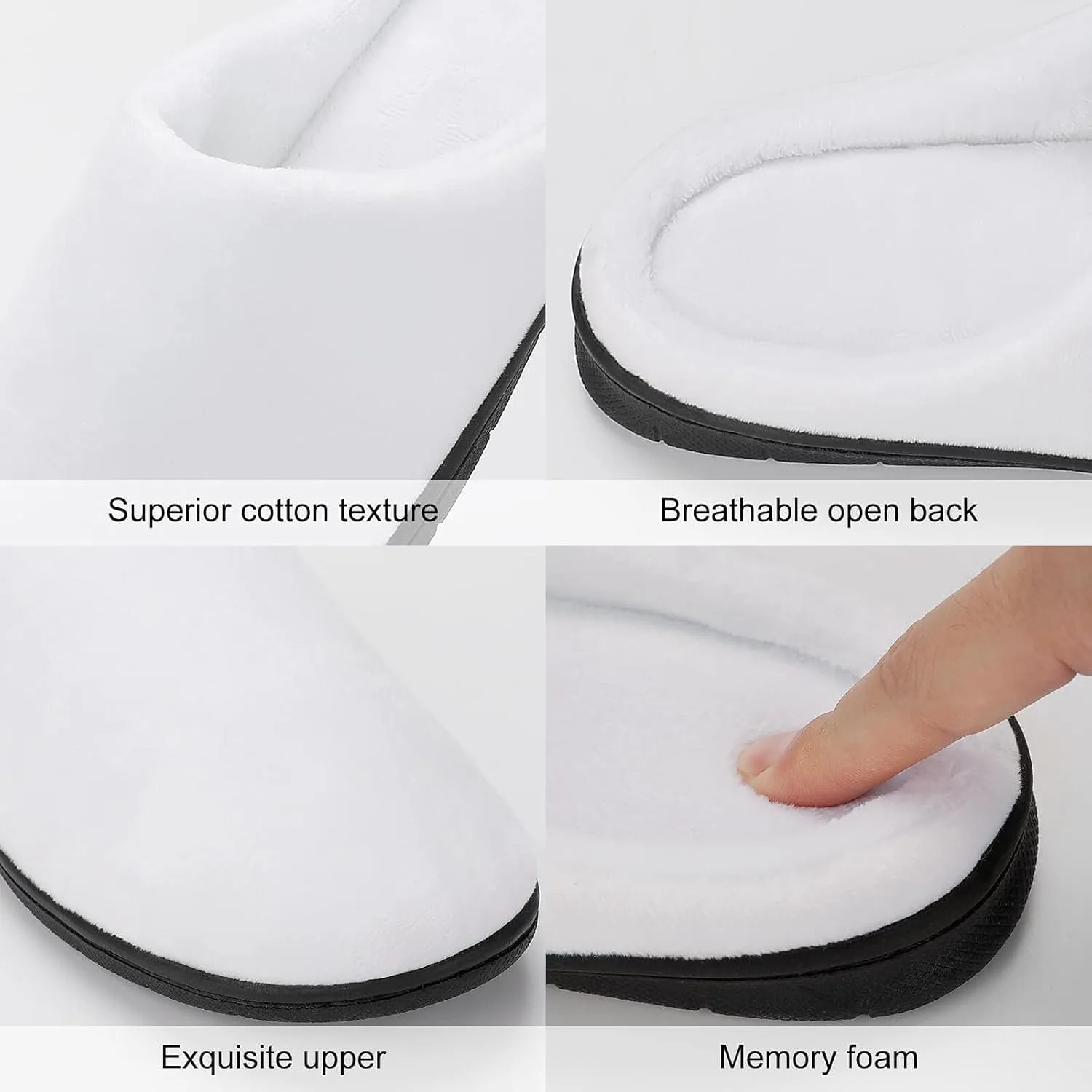 Womens Home Slippers Bedroom Slip-On Shoes Ladies Halloween Slippers Soft Cotton House Clog Slippers Indoor Outdoors