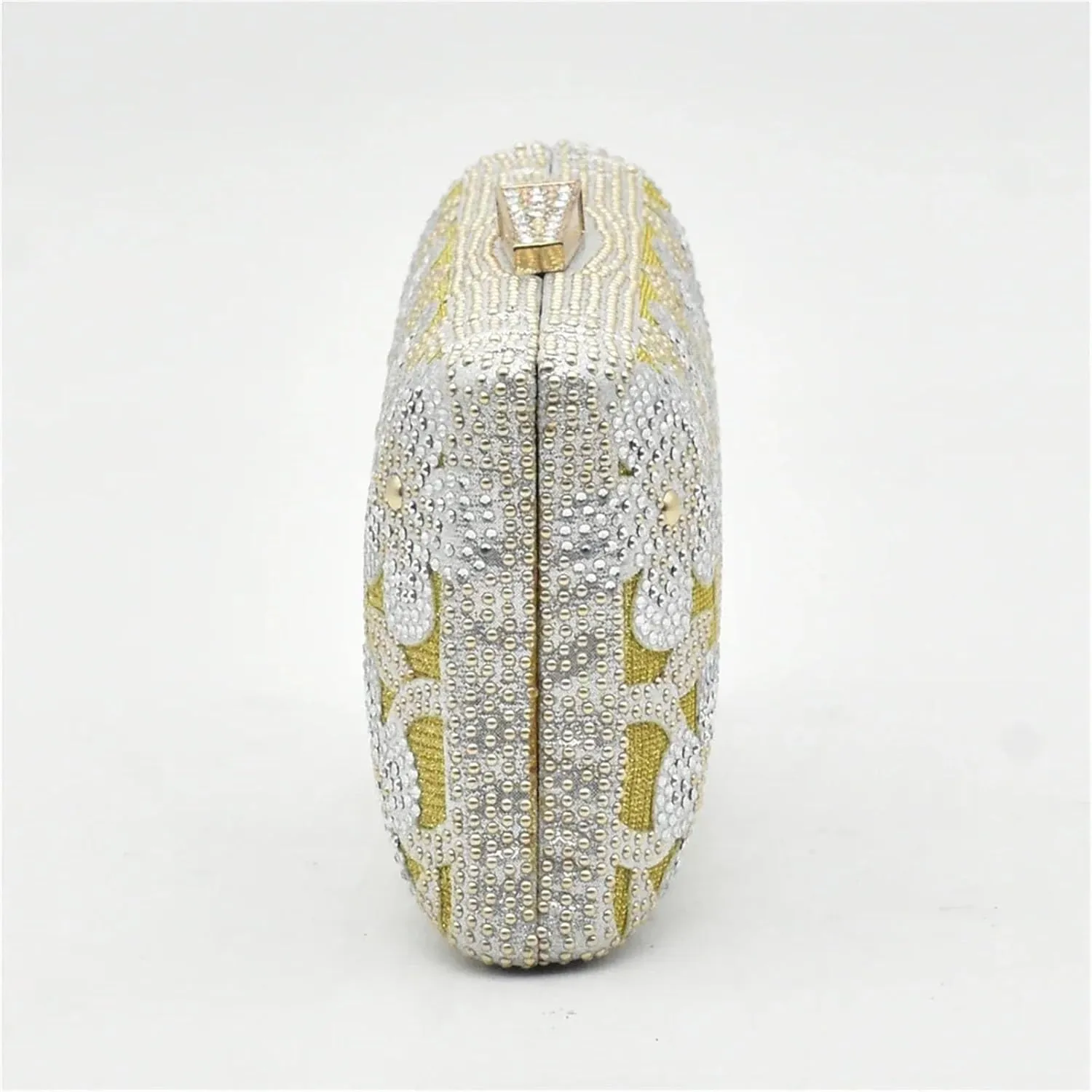 Womens Italian Rhinestone Shoes and Bags Elegant Flower Crystal Clutch African Matching High Heels and Handbags