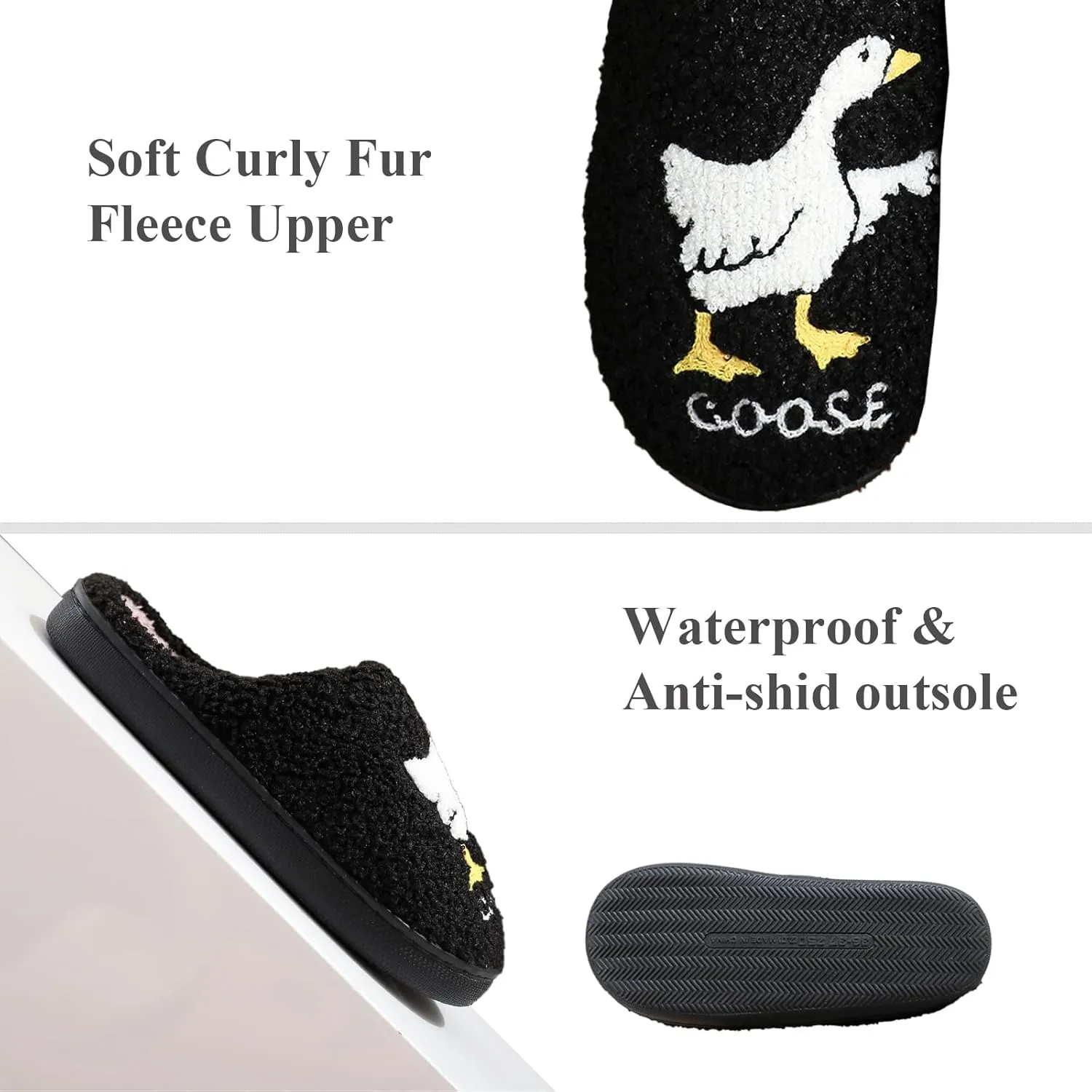 Women's Men's Home Slippers Love Cartoon Retro Soft Plush Lightweight Slippers Slip-on Cozy Indoor Outdoor Couple Slippers Slip on Anti-Skid Sole