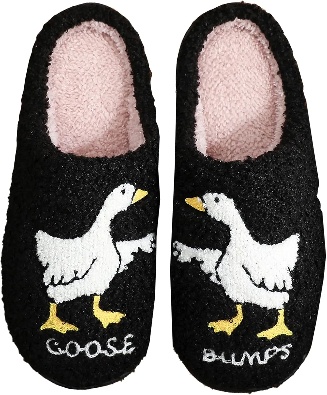 Women's Men's Home Slippers Love Cartoon Retro Soft Plush Lightweight Slippers Slip-on Cozy Indoor Outdoor Couple Slippers Slip on Anti-Skid Sole