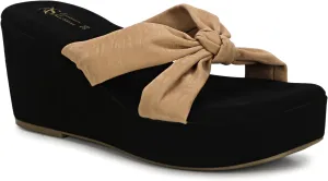 Women's Platform Sandal | Open Toe Comfortable & Soft Cushion Footbed Slip On Wedge Sandals for Women & Girls