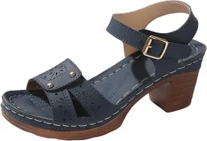 Women's Platform Wedge Sandals Casual Hollow Out Open Toe Sandal Adjustable Ankle Strap Lightweight Walking Shoes Arch Support Peep Slippers Workout Comfortable Sandals