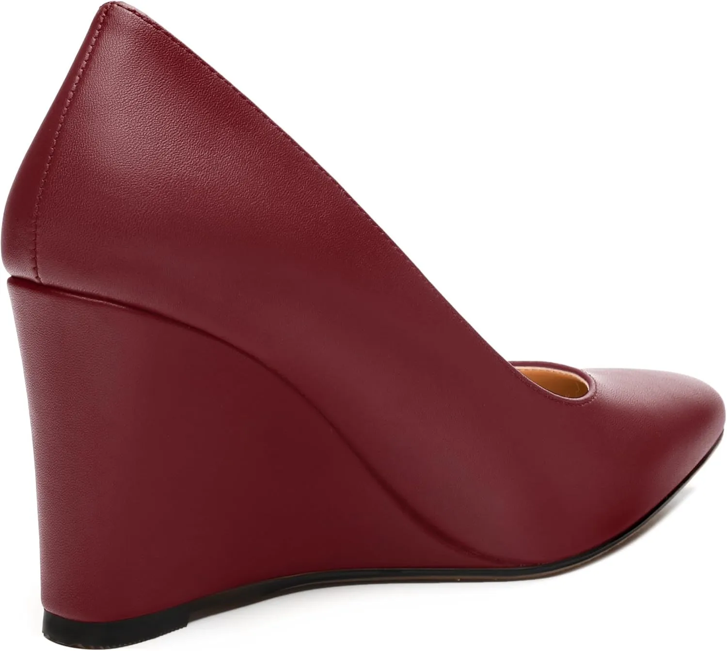 Womens Pumps Shoes, Pointed Toe Wedge High Heel Shoes for Women 3.3"