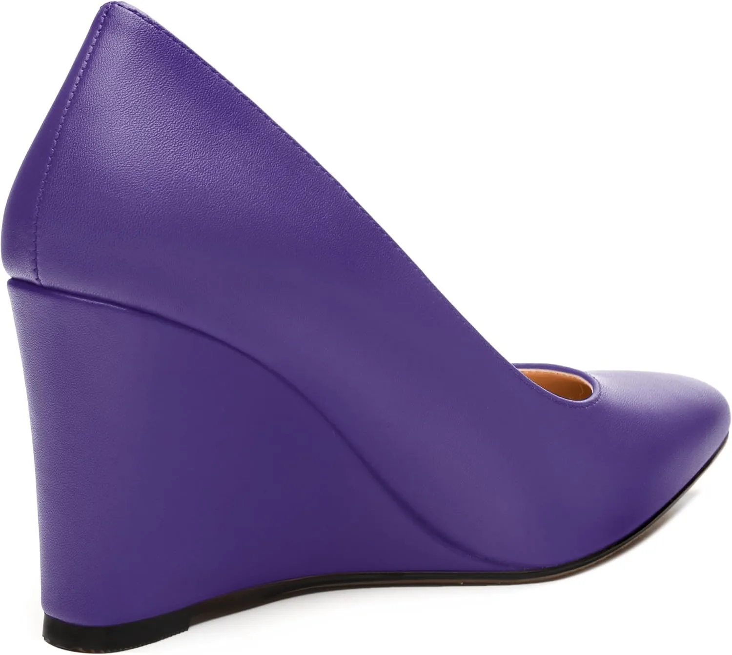 Womens Pumps Shoes, Pointed Toe Wedge High Heel Shoes for Women 3.3"