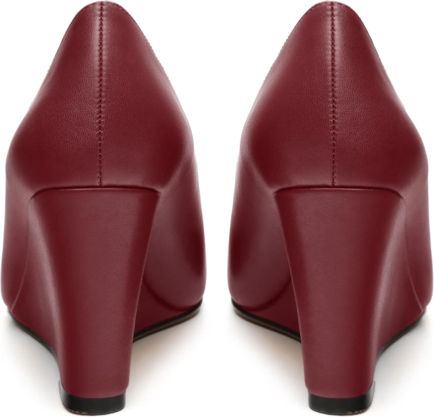Womens Pumps Shoes, Pointed Toe Wedge High Heel Shoes for Women 3.3"