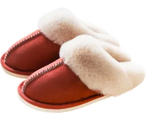 Women's Slippers Soft Plush Winter Warm House Shoes Slip on Memory Foam Fluffy Fur Slippers