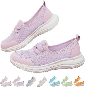 Women's Soft Sole Mesh Comfort Orthopedic Shoes - 2024 New Slip-on Walking Shoes with Arch Support