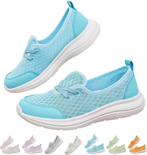Women's Soft Sole Mesh Comfort Orthopedic Shoes - 2024 New Slip-on Walking Shoes with Arch Support