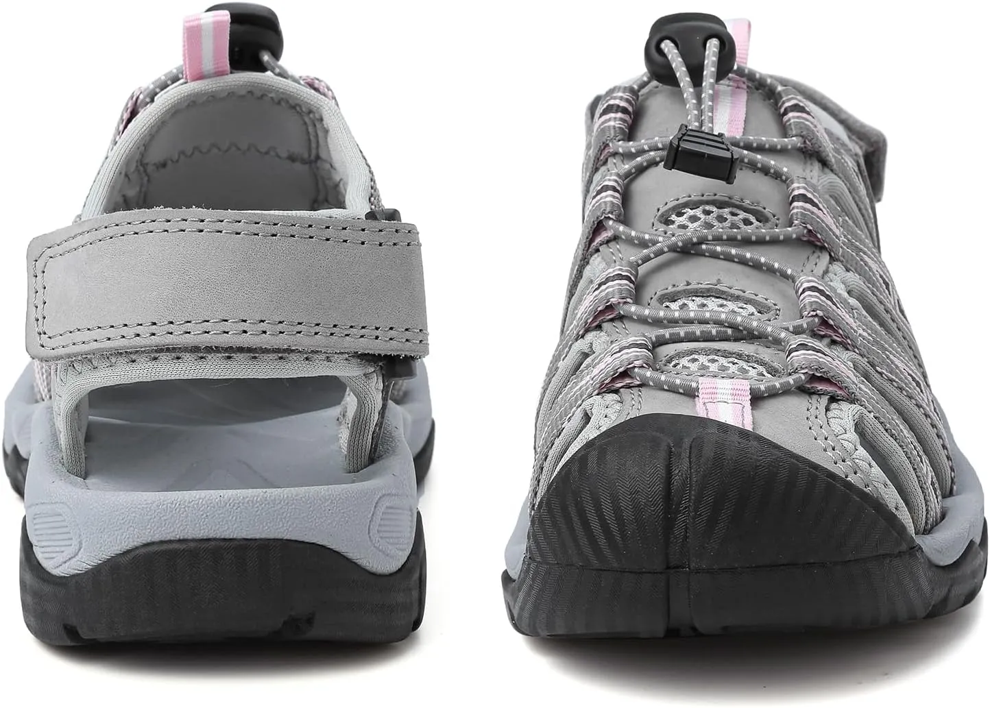 Women's Sport Hiking Sandals Closed Toe Summer Outdoor Athletic Walking Sandal Adventure Lightweight Comfortable Beach Sandals Water Shoes