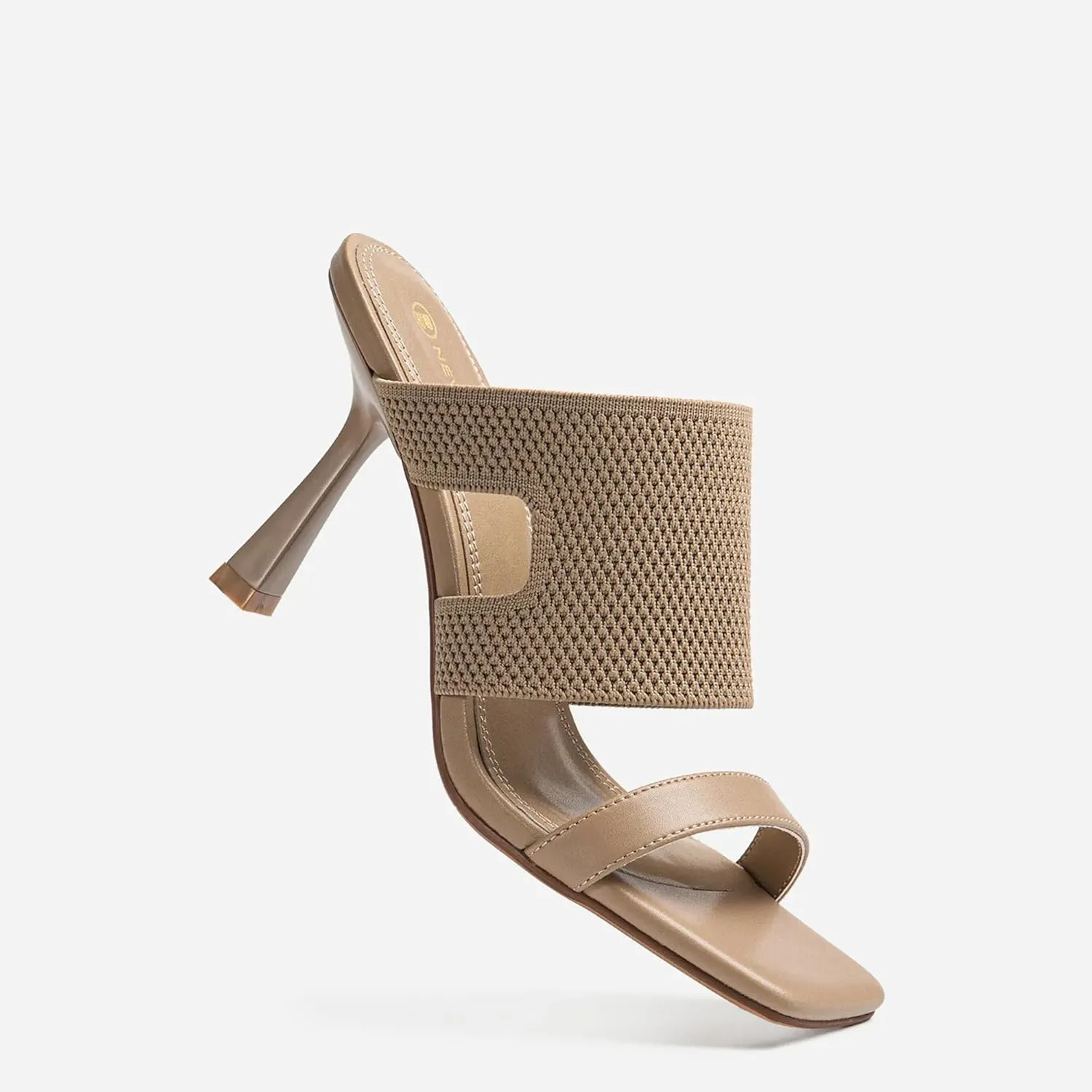 Women's Stiletto Heels Sandals, Pointed Toe, Slip-on Evening Party Shoes, Cushioned Insole